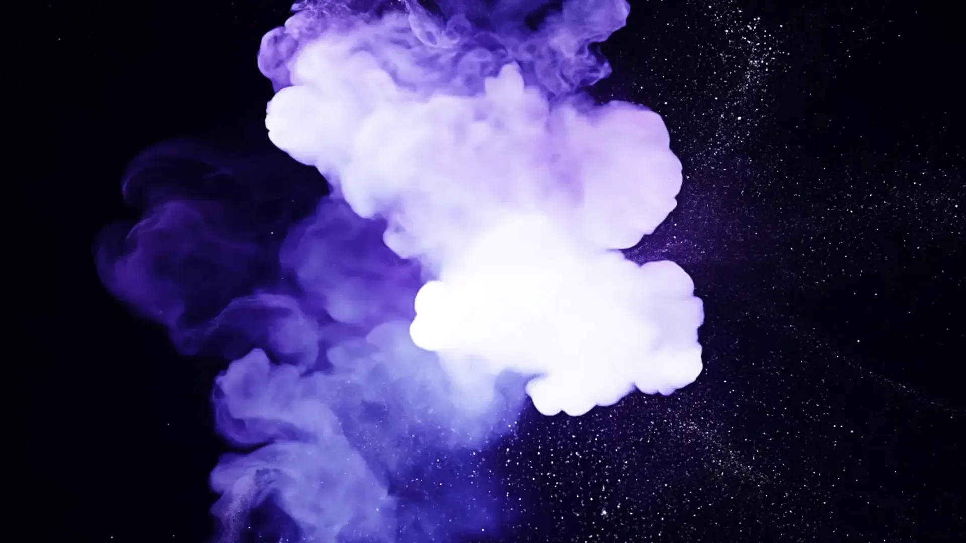 Vibrant Purple Smoke Overlay for Dynamic Special Effects